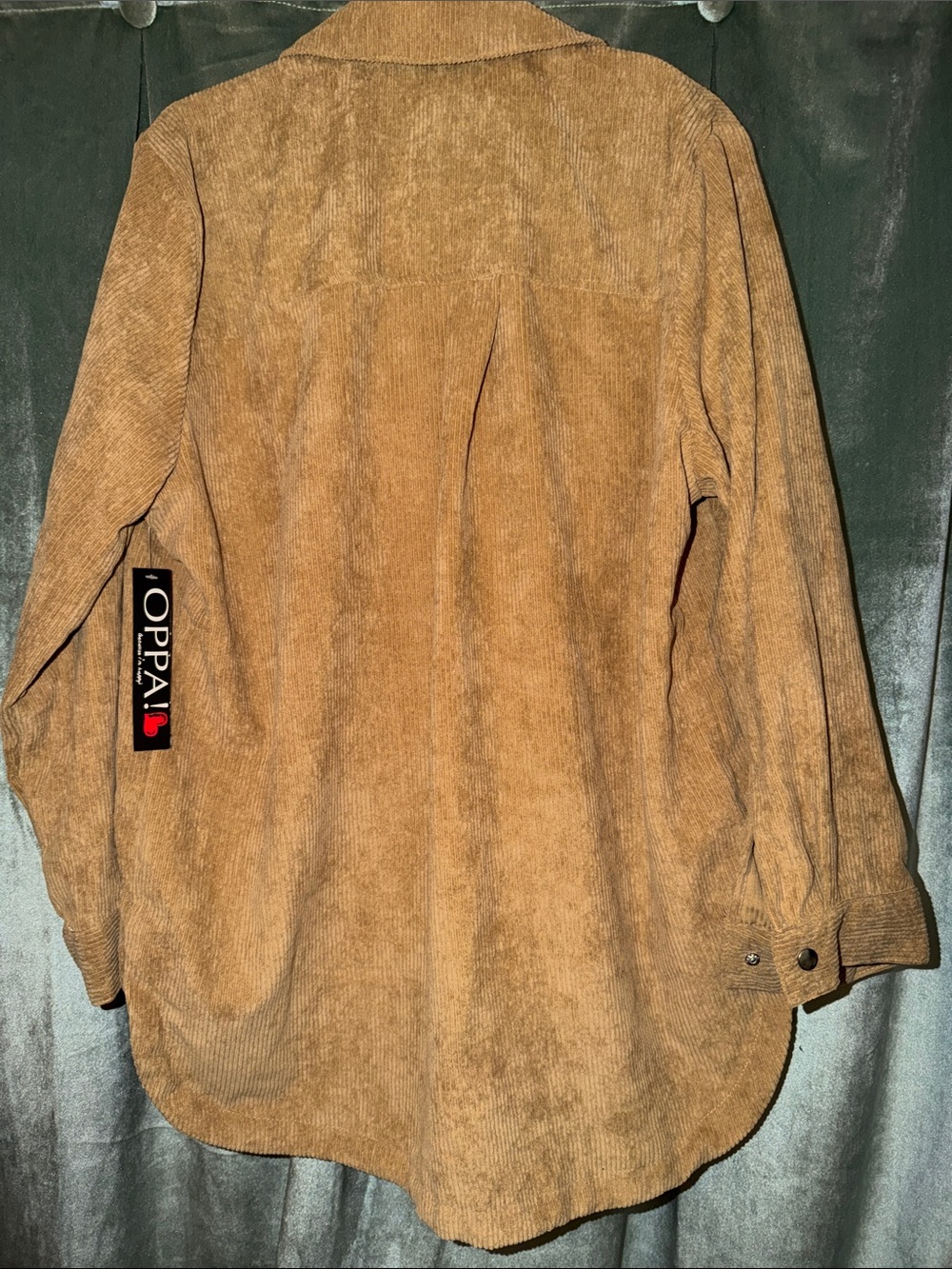 Forever 21 Tan Corduroy Button-Up Jacket/Shacket - Picture 4 of 4